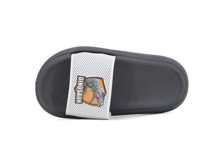 Gezer Patik 15672.00 Dinozor Figürlü Erkek Lux Eva Terlik Gri - Gezer (1)