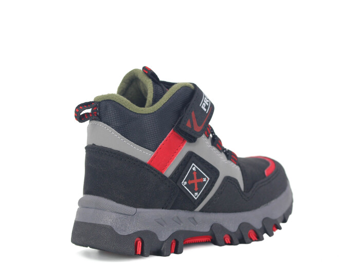 Abay Patik 02 Bot Siyah - Füme - Kırmızı - 3