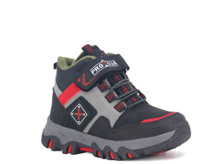 Abay Patik 02 Bot Siyah - Füme - Kırmızı - 1