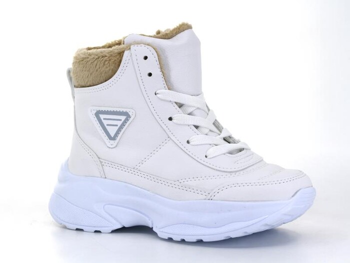 Acropol Filet 123 Yüksek Peluşlu Bot Beyaz - Acropol (1)