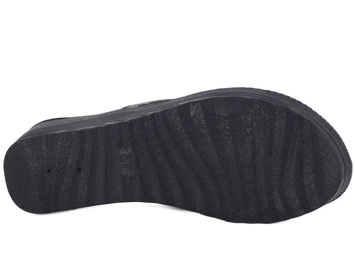 Akım Zenne 426-35 Zilan(2026) Kutulu Günlük Terlik Siyah Kumlu - 3