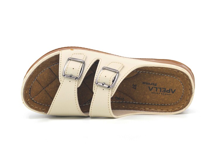 Akım Zenne 463-15 Sırma Kutulu Günlük Terlik Bej - Akım (1)