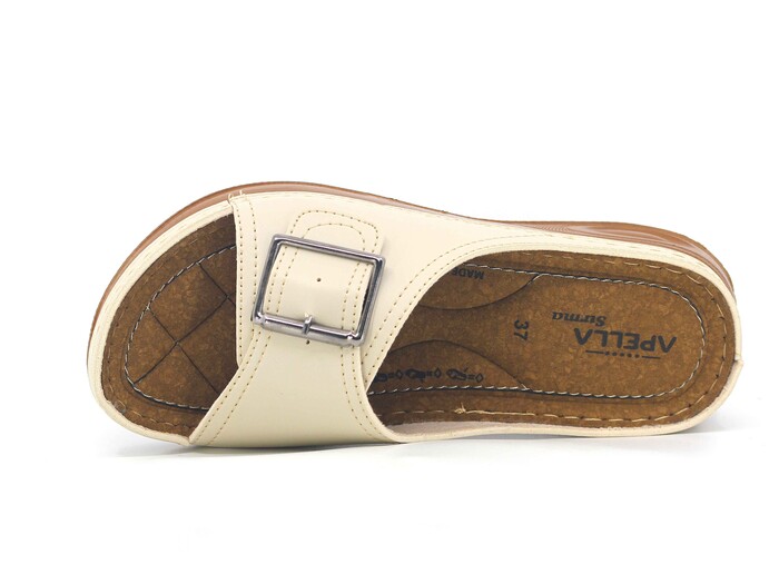 Akım Zenne 463-5 Sırma Kutulu Günlük Terlik Bej - Akım (1)