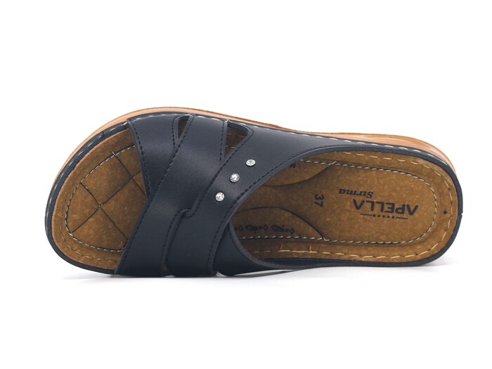 Akım Zenne 463-6 Sırma Kutulu Günlük Terlik Siyah - 2