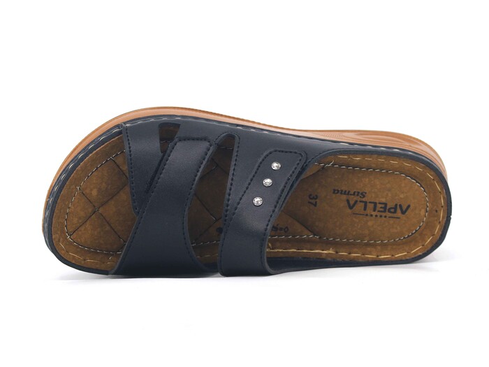 Akım Zenne 463-9 Sırma Kutulu Günlük Terlik Siyah - Akım (1)