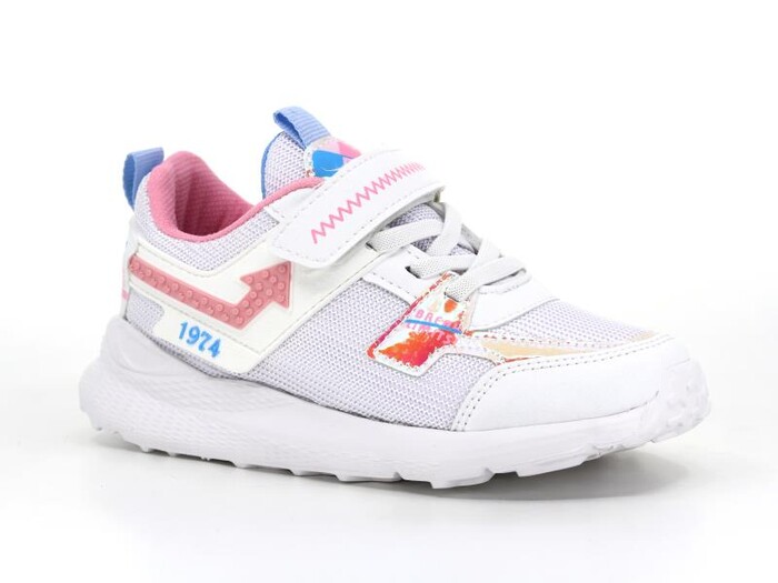 Alessio Filet 020 Anorak Spor Ayakkabı Beyaz - Pembe - 4