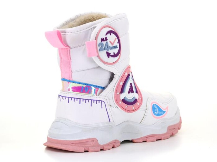 Alessio Filet 2221 Kar Botu Beyaz - Pembe - 6