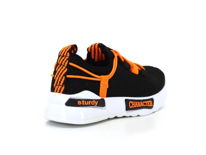 Alessio Patik 4017 Aqua Spor Ayakkabı Siyah - Turuncu - 6