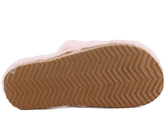 Almina Zenne 2024 Nakışlı Burnu Kapalı Atom Ev Terliği Tavşanlı Pudra - 3