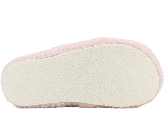 Almina Zenne 2025 Kombin Peluş Kapalı Atom Ev Terliği Pembe - 3