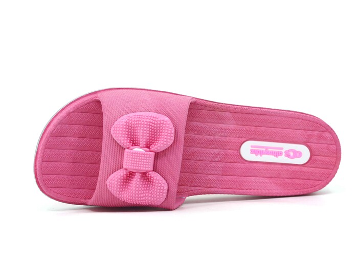 Altınyıldız Zenne Fiyonklu Poşetli Kaydırmaz Terlik Pembe - 2