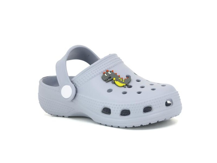 Apella Bebe E100-2 Eva Tek Etiketli (22-25) Cross Terlik Buz Grisi - Apella