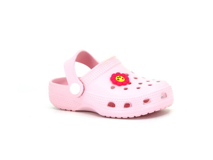 Apella Bebe E100-2 Eva Tek Etiketli (22-25) Cross Terlik Açık Pembe 