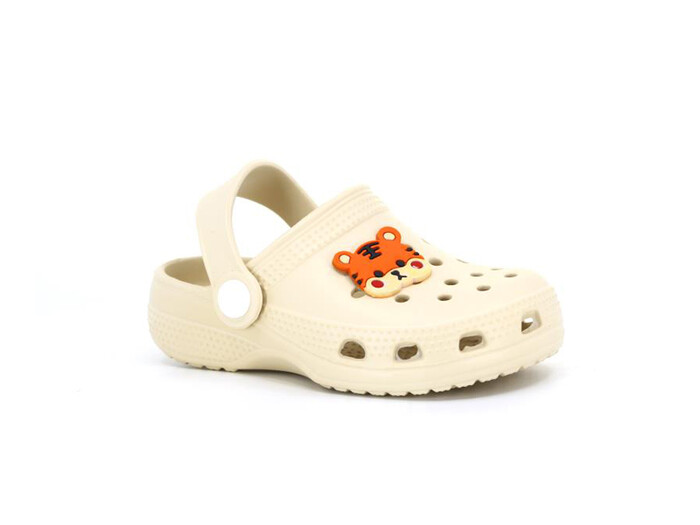 Apella Bebe E100-2 Eva Tek Etiketli (22-25) Cross Terlik Bej - 1