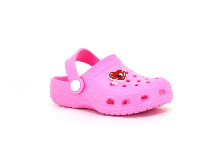 Apella Bebe E100-2 Eva Tek Etiketli (22-25) Cross Terlik Fuşya - Apella