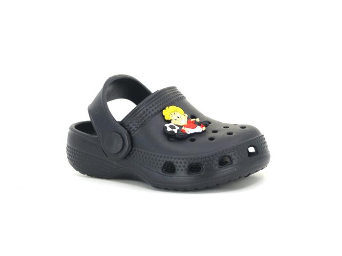 Apella Bebe E100-2 Eva Tek Etiketli (22-25) Cross Terlik Siyah - Apella