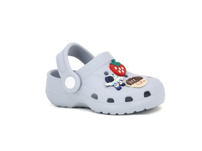 Apella Bebe E100-3 Eva Üç Etiketli Cross Terlik Buz Grisi - Apella