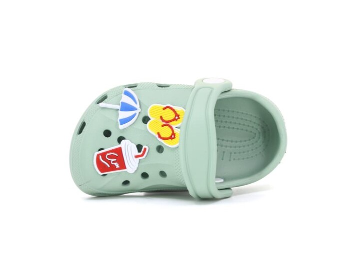 Apella Bebe E100-3 Eva Üç Etiketli Cross Terlik Çağla Yeşili - 2