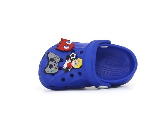 Apella Bebe E100-3 Eva Üç Etiketli Cross Terlik Saks Mavi - Apella (1)