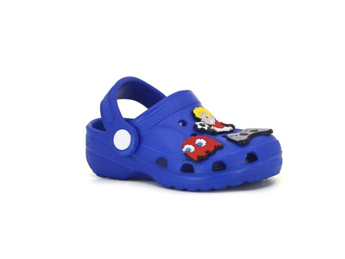 Apella Bebe E100-3 Eva Üç Etiketli Cross Terlik Saks Mavi - 1