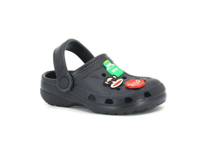 Apella Bebe E100-3 Eva Üç Etiketli Cross Terlik Siyah - Apella