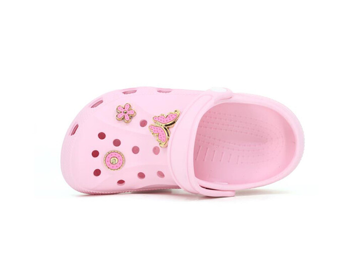 Apella Bebe E100-3 Eva Üç Etiketli Cross Terlik Taşlı Açık Pembe - Apella (1)