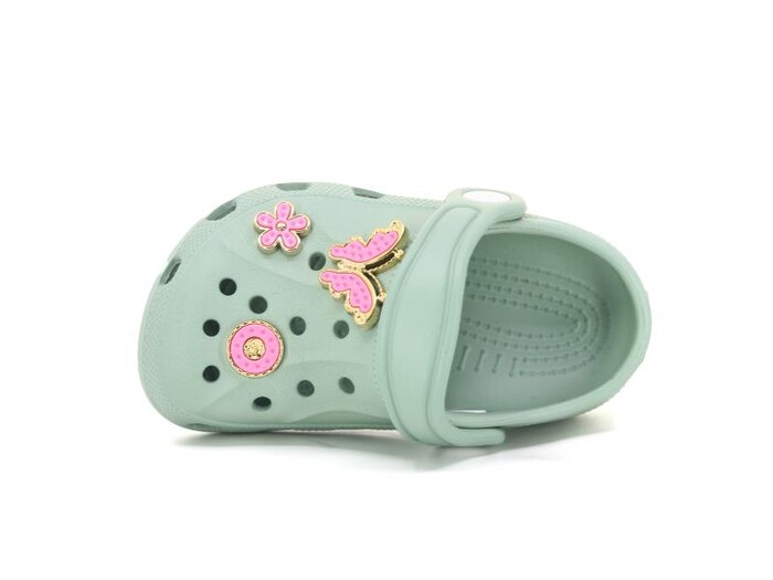 Apella Bebe E100-3 Eva Üç Etiketli Cross Terlik Taşlı Çağla Yeşili - Apella (1)