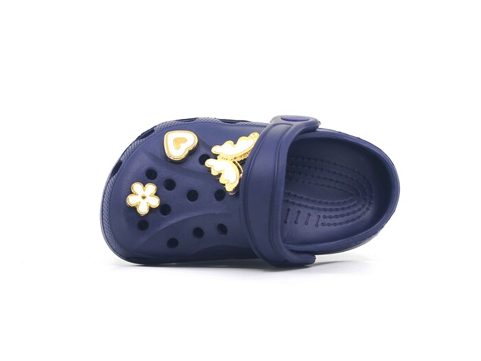 Apella Bebe E100-3 Eva Üç Etiketli Cross Terlik Taşlı Lacivert - Apella (1)