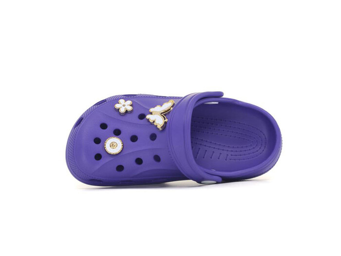 Apella Bebe E100-3 Eva Üç Etiketli Cross Terlik Taşlı Mor - Apella (1)