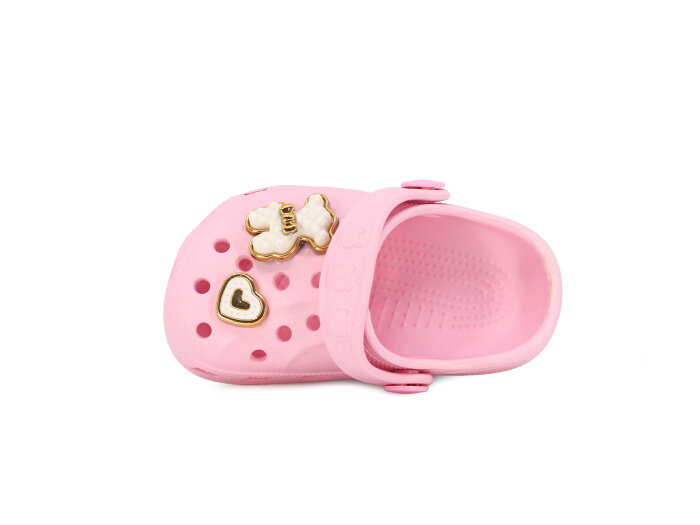 Apella Bebe E100-3 İlkadım Eva Cross Terlik Taşlı Açık Pembe - Apella (1)