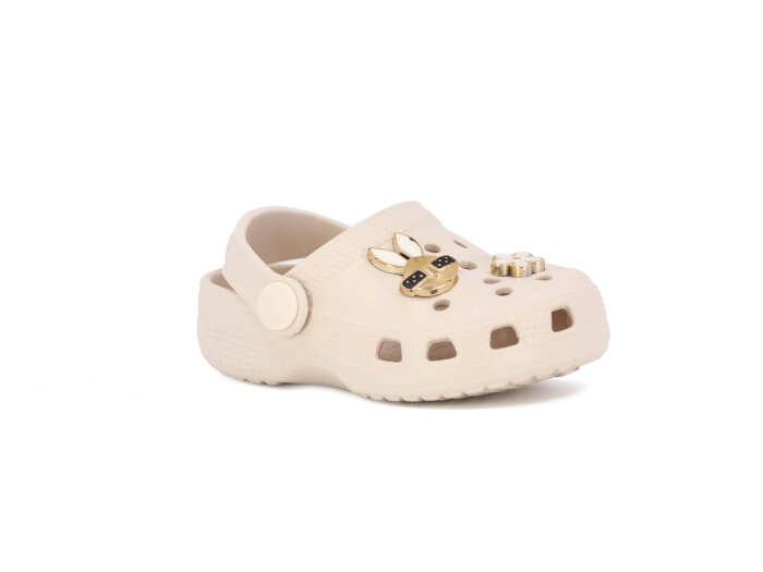 Apella Bebe E100-3 İlkadım Eva Cross Terlik Taşlı Bej 