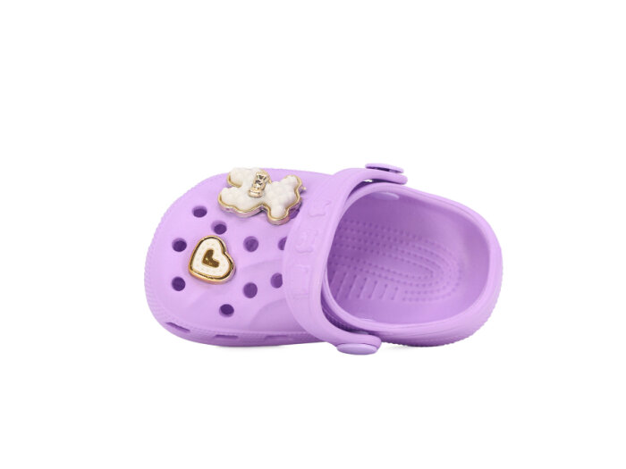 Apella Bebe E100-3 İlkadım Eva Cross Terlik Taşlı Lila - 2