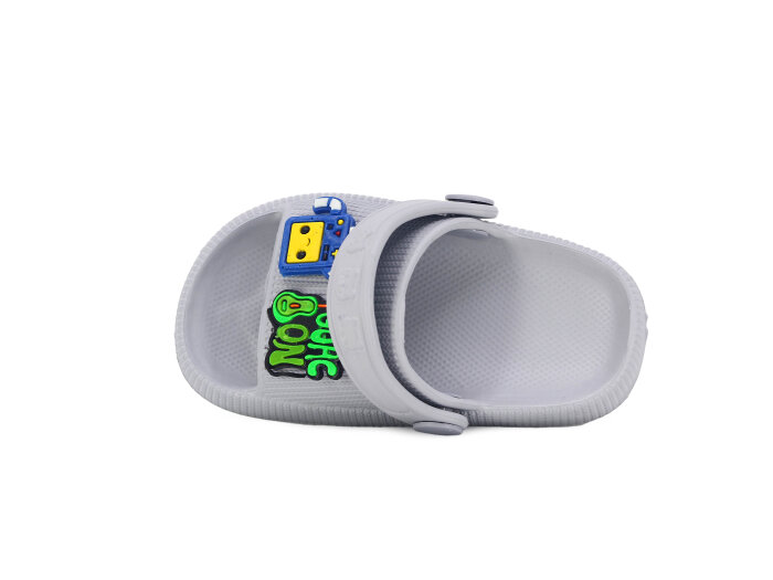 Apella Bebe E100-5 Döngülü Havlu Lux Eva Terlik Buz Grisi - Apella (1)