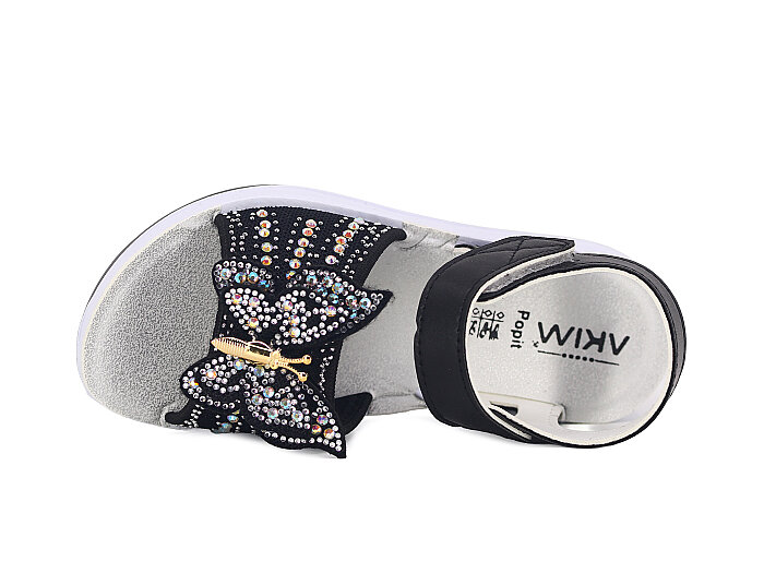 Apella Filet 320-2 Popit Sandalet Siyah - Apella (1)