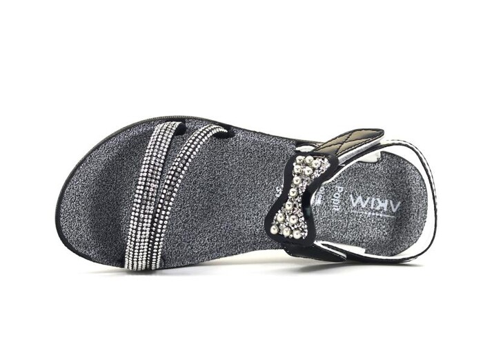 Apella Filet 323-45 Popit Sandalet Siyah - 2