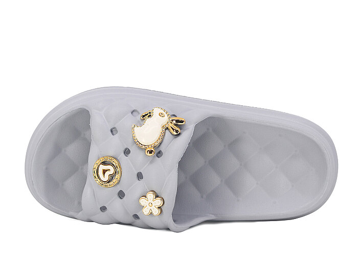 Apella Filet E300-10 Bambu Etiketli Poşetli Lux Eva Terlik Buz Grisi - Apella (1)