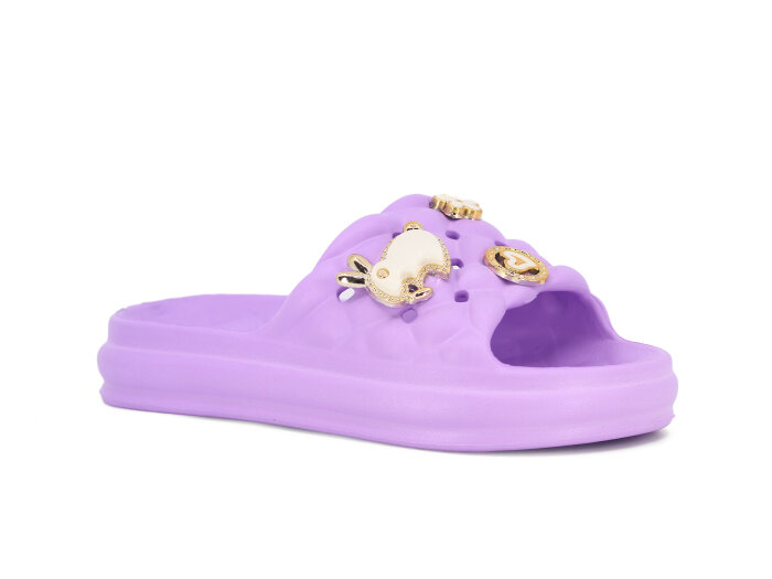 Apella Filet E300-10 Bambu Etiketli Poşetli Lux Eva Terlik Lila - Apella