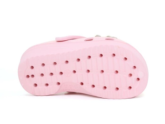 Apella Filet E300-6 Fiesta Taşlı Eva Cross Terlik Açık Pembe