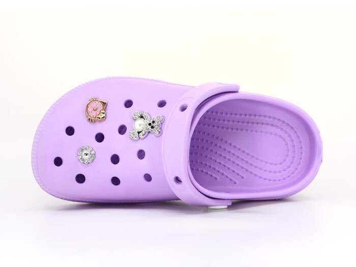 Apella Filet E300-6 Fiesta Taşlı Eva Cross Terlik Lila - Apella (1)