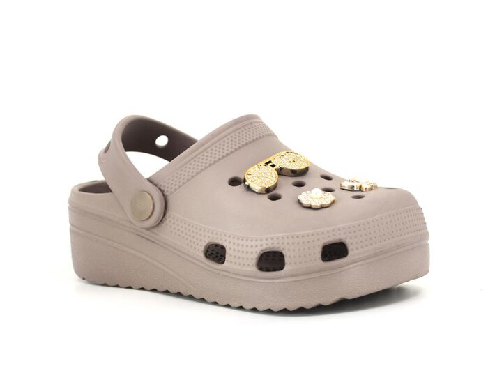 Apella Filet E300-6 Fiesta Taşlı Eva Cross Terlik Vizon - Apella