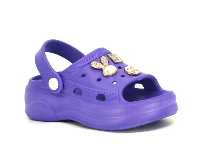 Apella Filet E300-11 Kontes Döngülü Lux Eva Terlik Mor - Apella