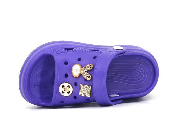 Apella Filet E300-11 Kontes Döngülü Lux Eva Terlik Mor - Apella (1)