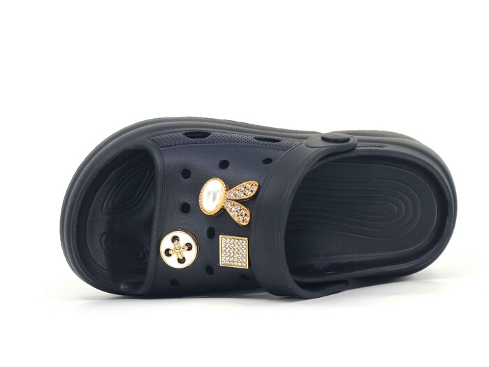 Apella Filet E300-11 Kontes Döngülü Lux Eva Terlik Siyah - 2