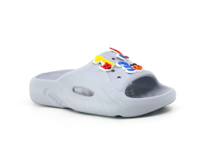 Apella Filet E300-12 Safari Üç Emojili Lux Eva Terlik Buz Grisi