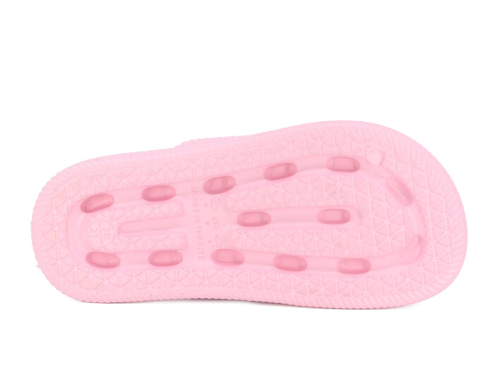 Apella Filet E300-15 Başak Örgülü Taşlı Lux Eva Terlik Taşlı Açık Pembe - 3