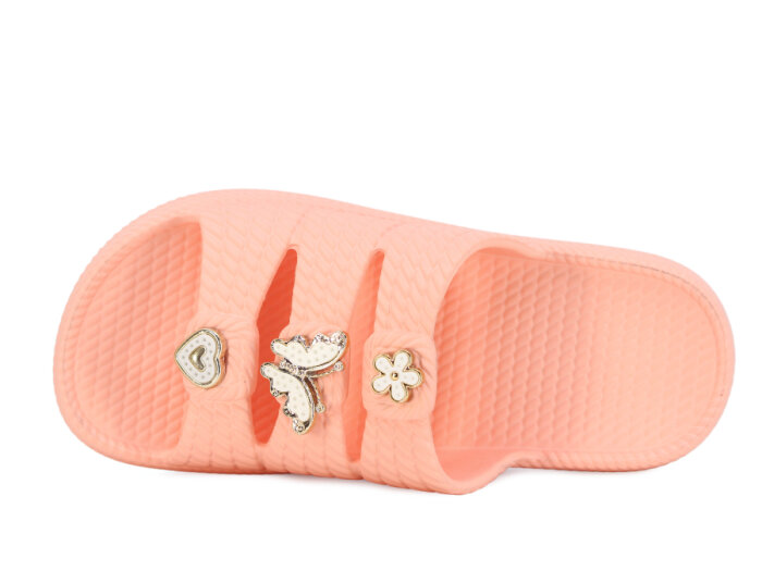 Apella Filet E300-15 Başak Örgülü Taşlı Lux Eva Terlik Taşlı Pudra - 2