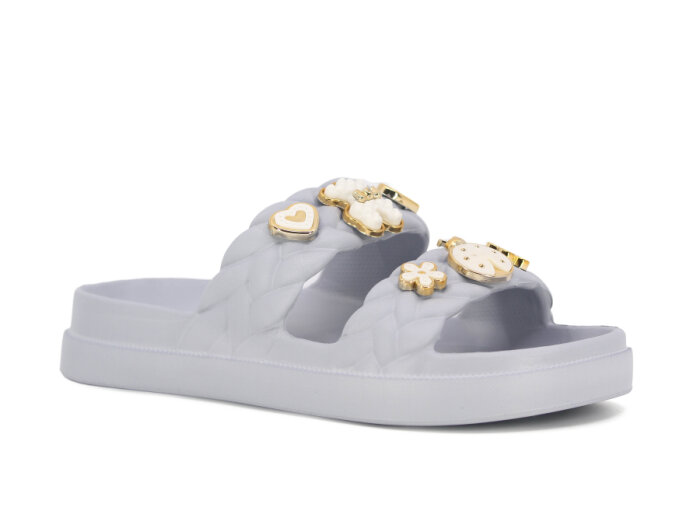 Apella Filet E300-22 Karmen Lux Eva Terlik Taşlı Buz Gri - 1