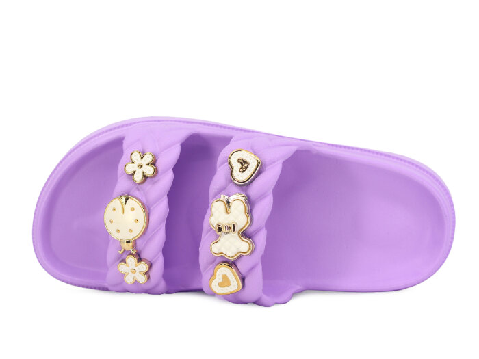 Apella Filet E300-22 Karmen Lux Eva Terlik Taşlı Lila - Apella (1)