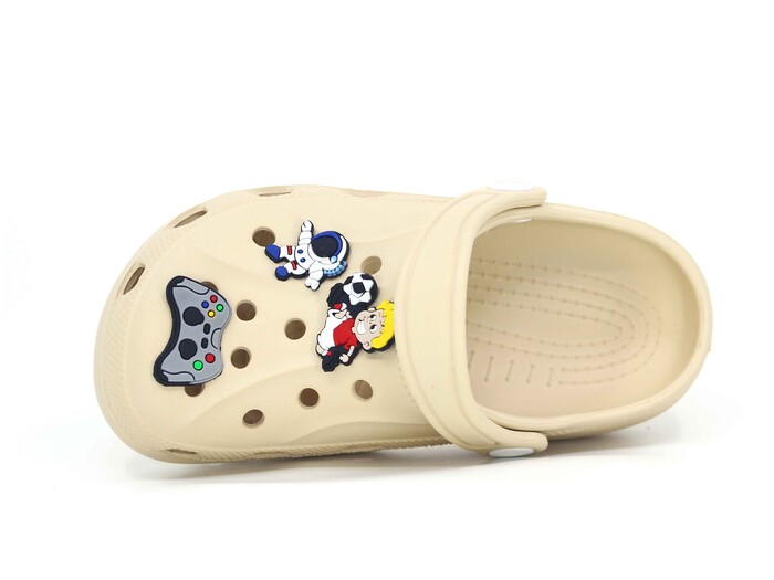 Apella Filet E300-3 Eva Üç Etiketli Cross Terlik Bej - Apella (1)