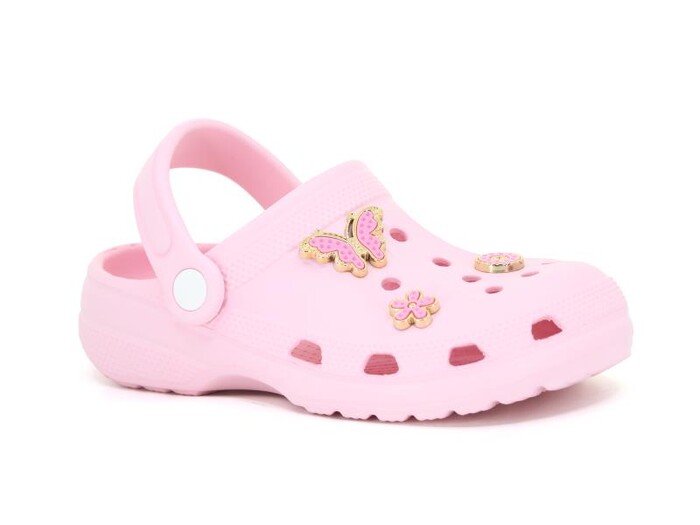 Apella Filet E300-3 Eva Üç Etiketli Cross Terlik Taşlı Açık Pembe - Apella